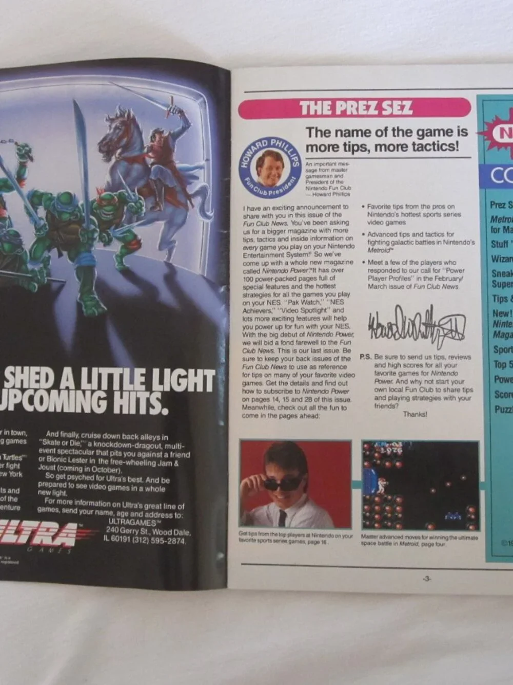 July 1988 Nintendo Fun Club News Magazine - '88 Sports Wrap-Up